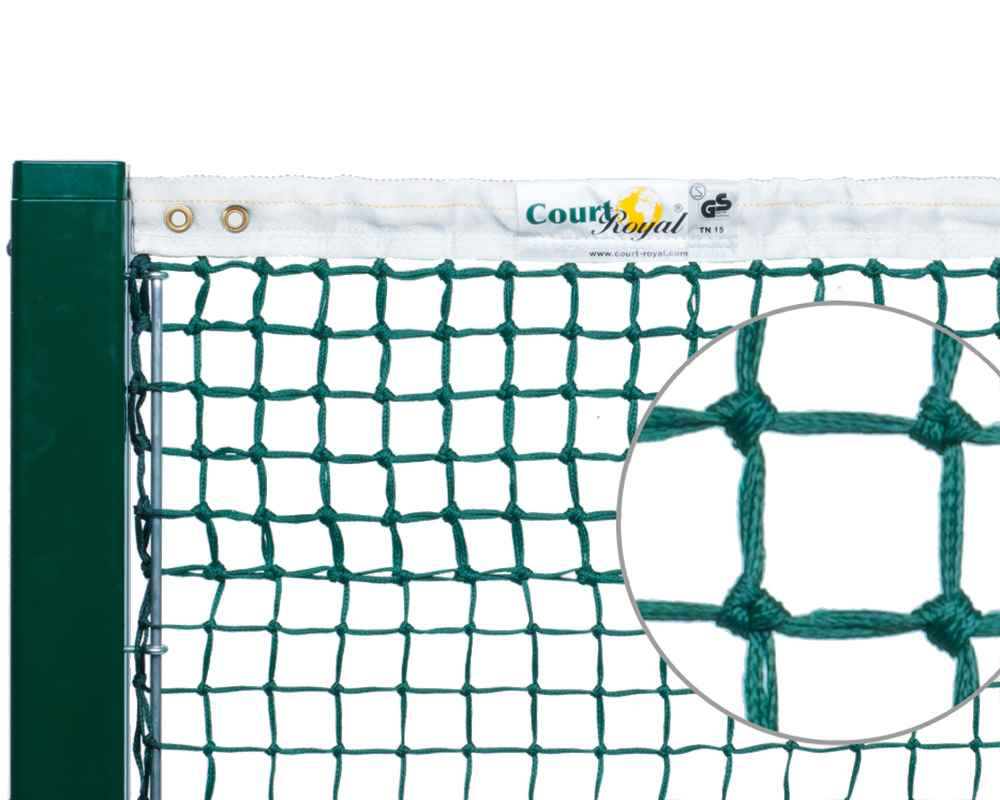 Tennisnetz Court Royal TN15 grün