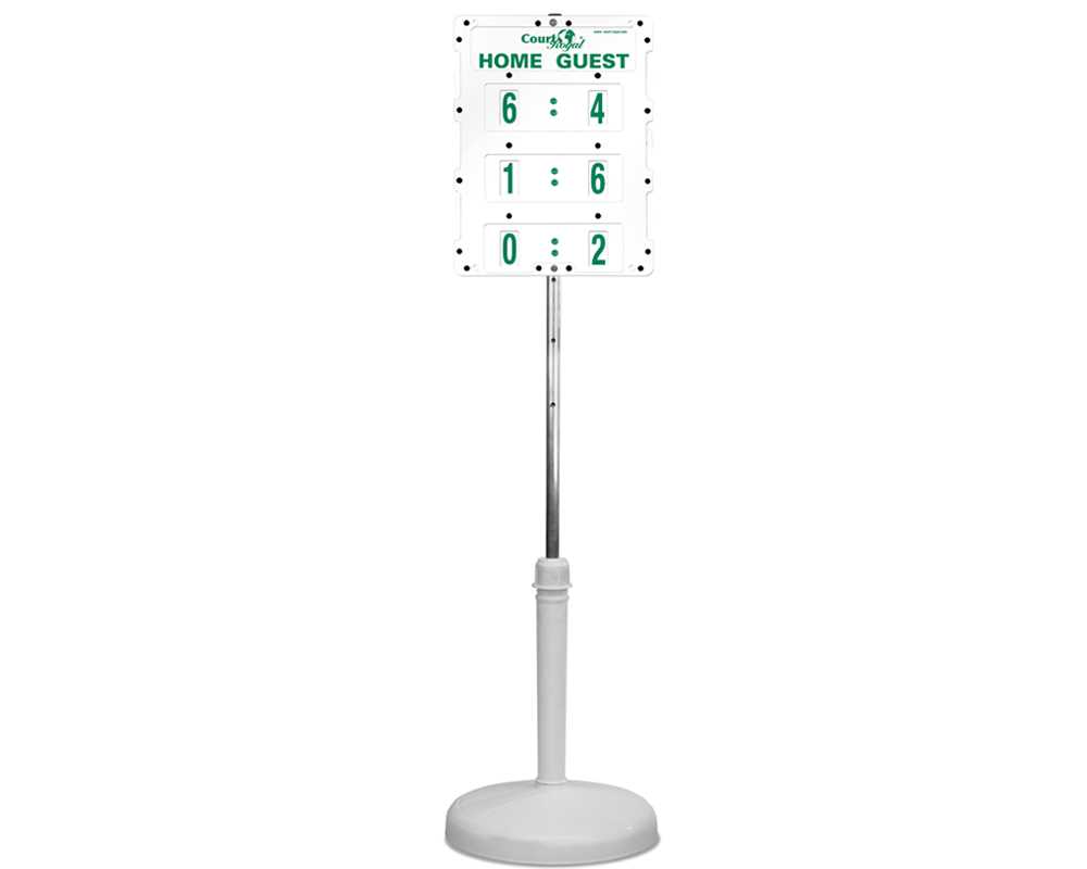 Tennis Scoreboard Court Royal Pointer free-standing