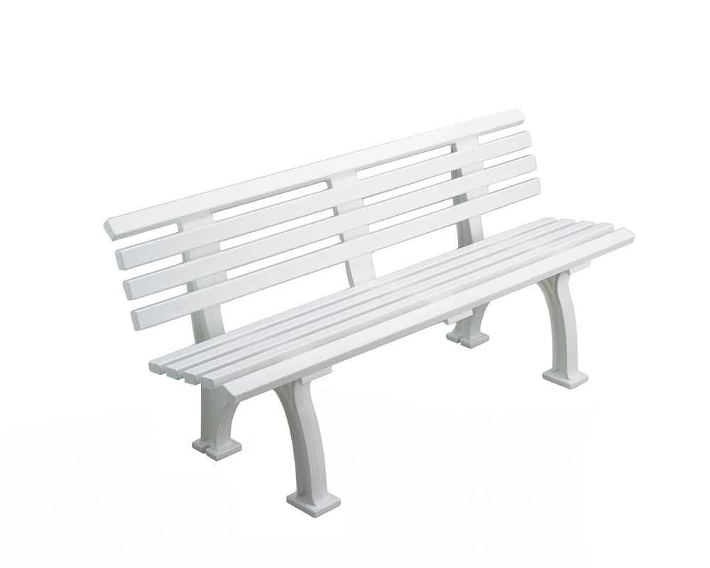 Tennis Court Bench Freiburg 1.50 m white