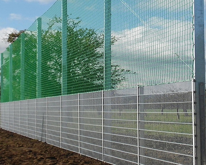 Ball Catcher Net as complete Installation Galvanized