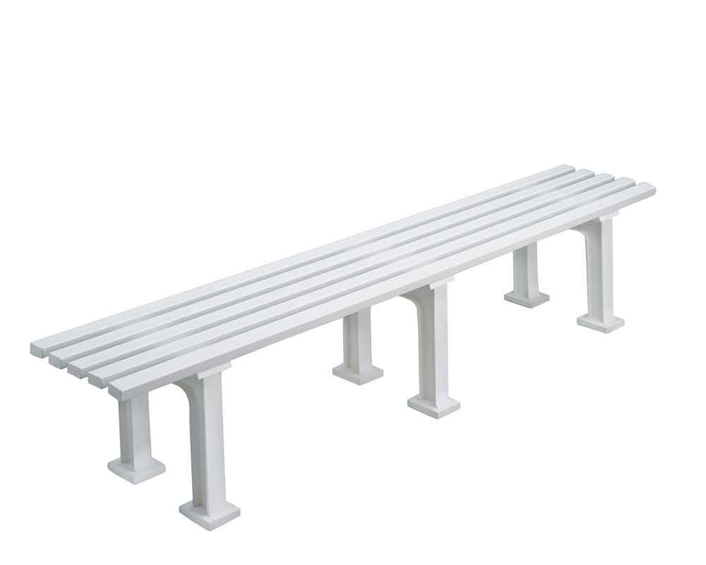 Tennis Court Bench Stuttgart 2.00 m white