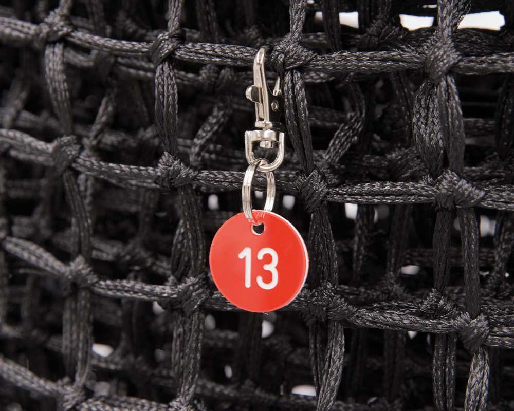 Tennisnetz Nummerierung