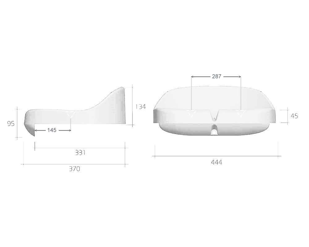 Tribünensitz Elegance hellgrün Pantone 3686