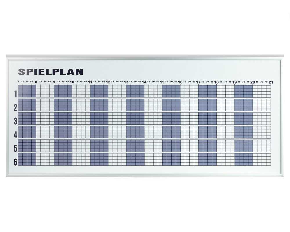 Daily Information Plan for Tennis Courts