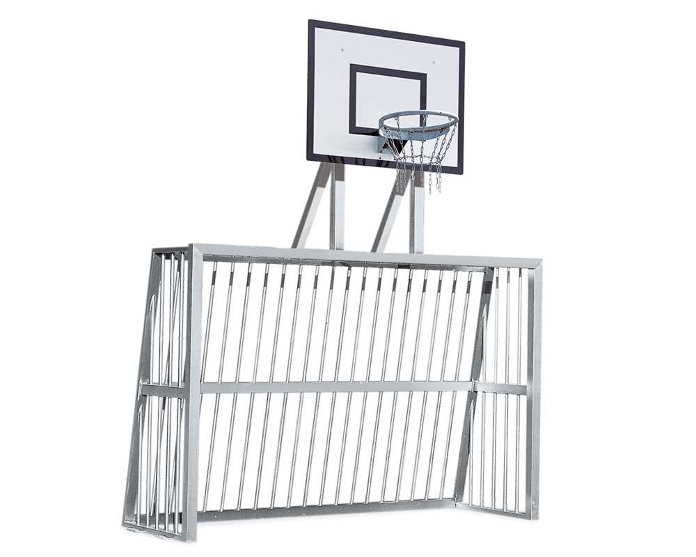 Playground Goals 3.00 x 2.00 m Aluminum Profile 120x100 mm with Basketball-Board
