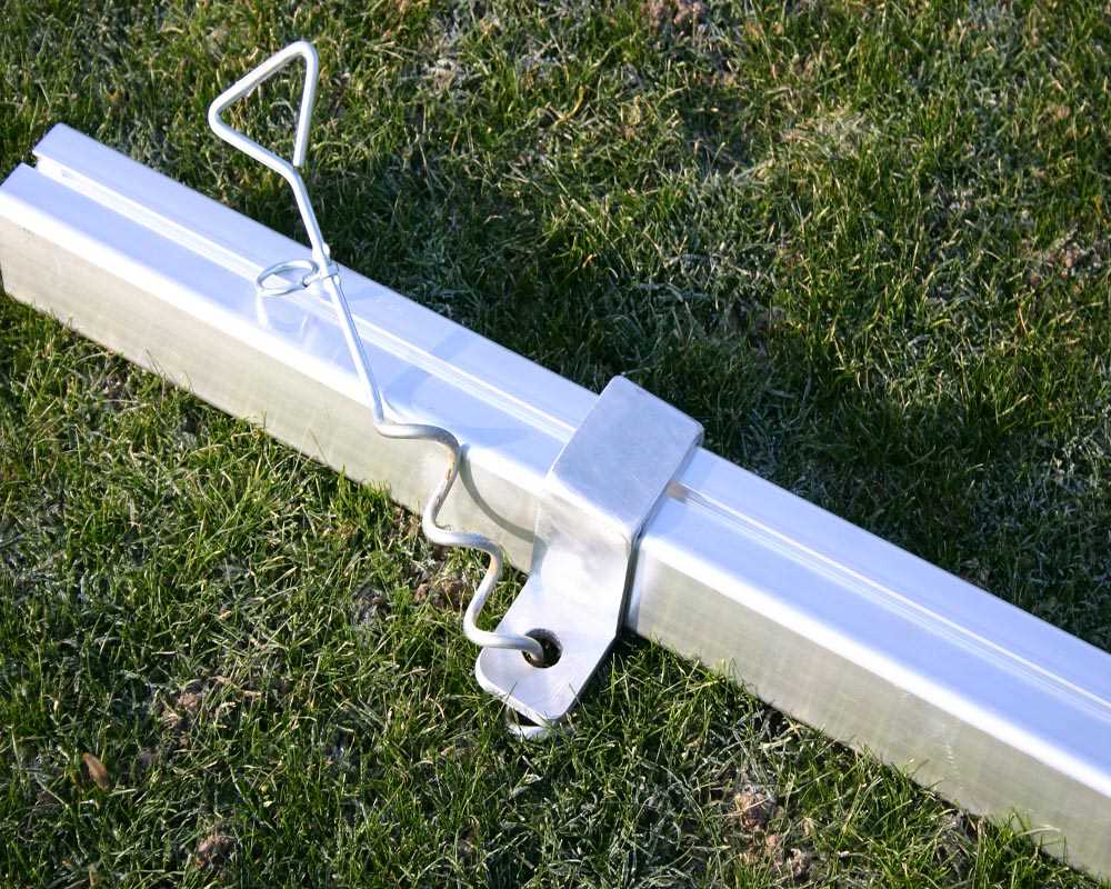 Safety accessoires for goal  with ground frame rectangular profile