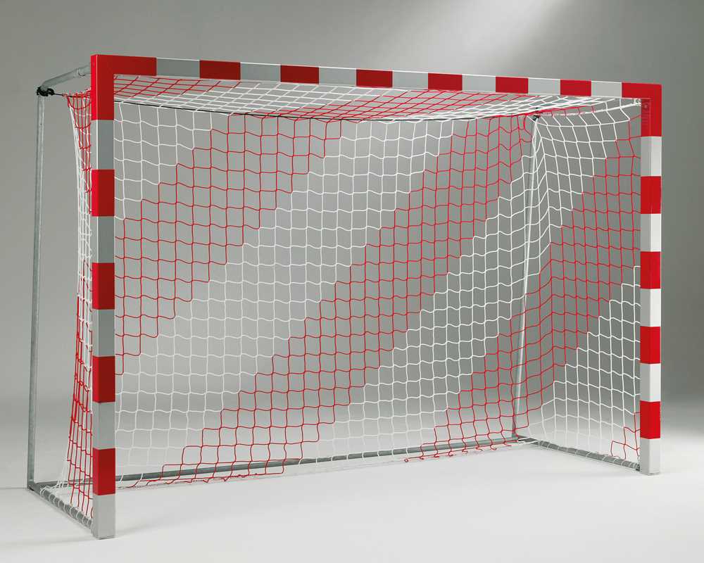 Handball Tornetz 4 mm stark 2-farbig in Vereinsfarben
