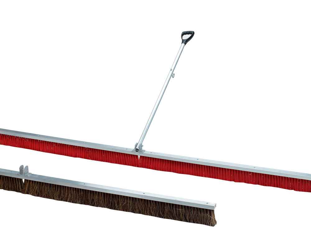 Tennis Court Drag Broom Plastic or Piassava 2.70 m width