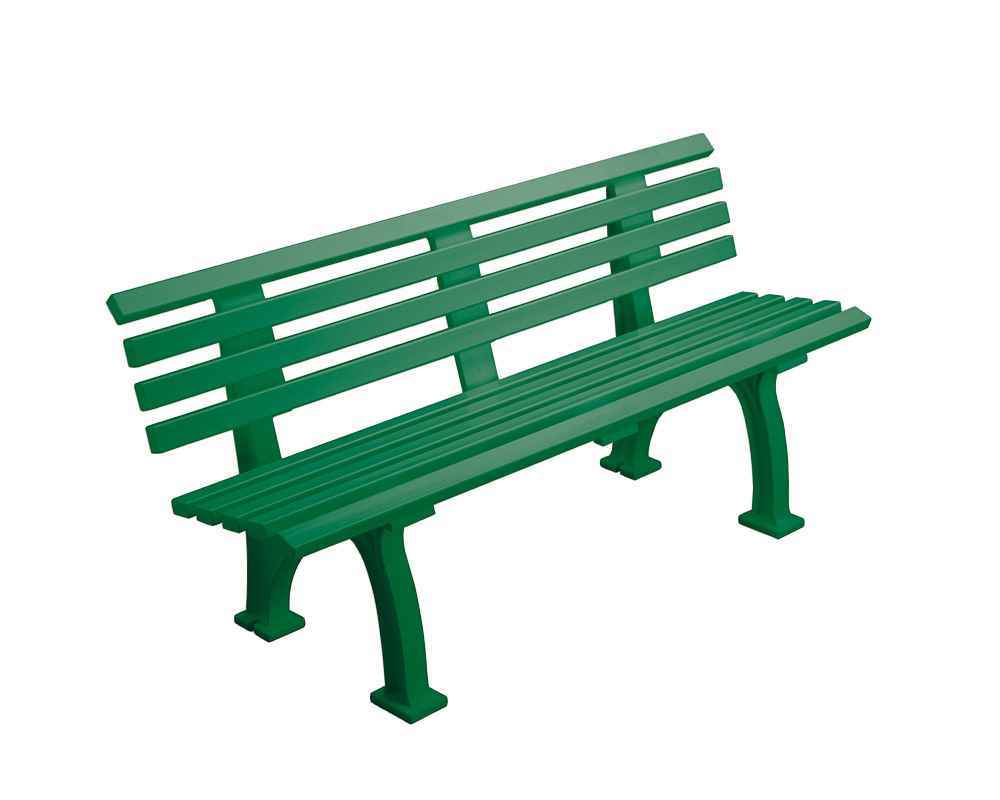 Sportplatz Sitzbank Arsenal 150cm Farbe grün oder weiß