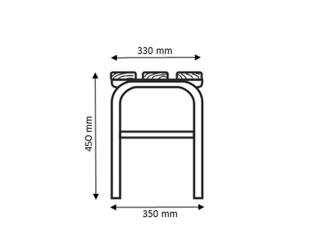 Chaning bench without backrestSeat Wood