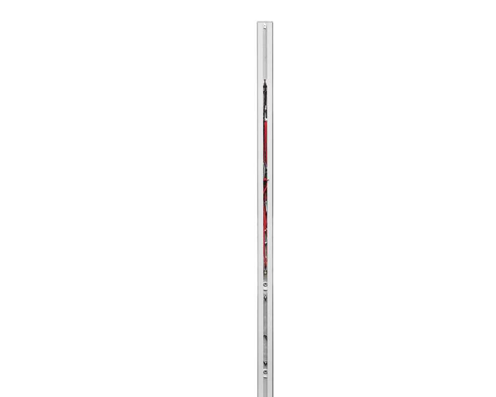 Volleyball Netzpfosten Spezial 80x80mm Alu DVV 1