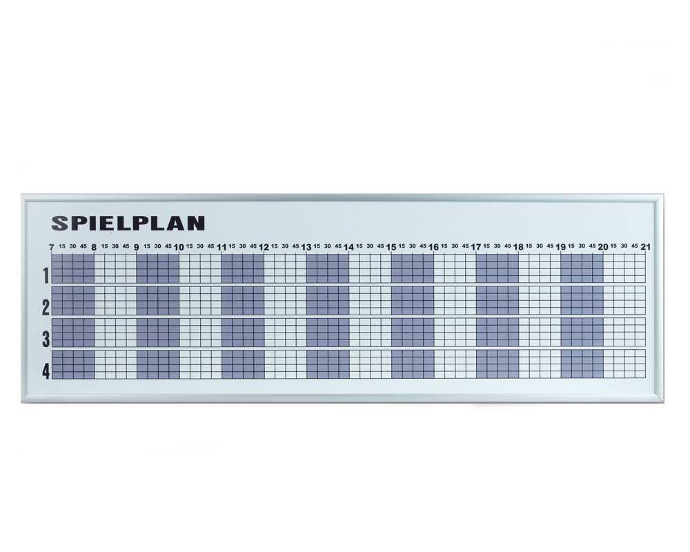 Daily Information Plan for Tennis Courts