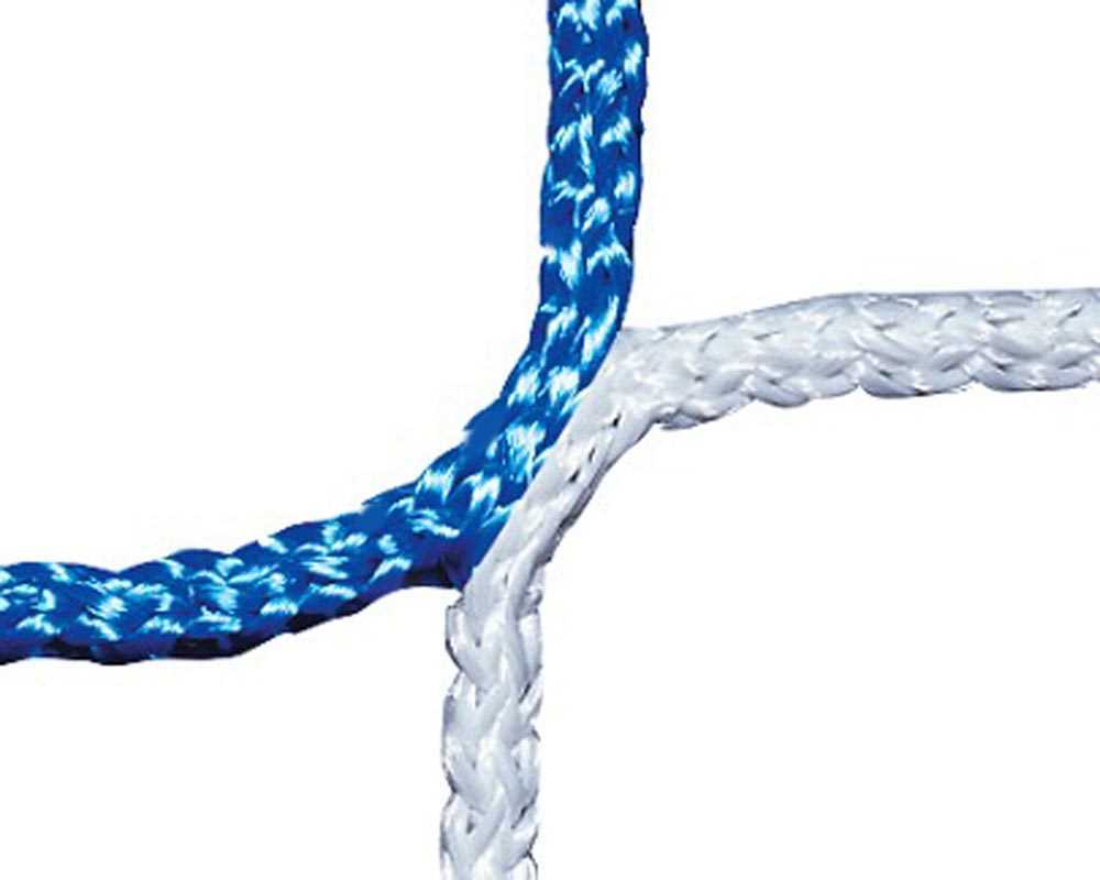 Junior Soccer Goal Nets 4mm Poly 2-Coloured Chessboard Examination Top 100cm Bottom 100cm