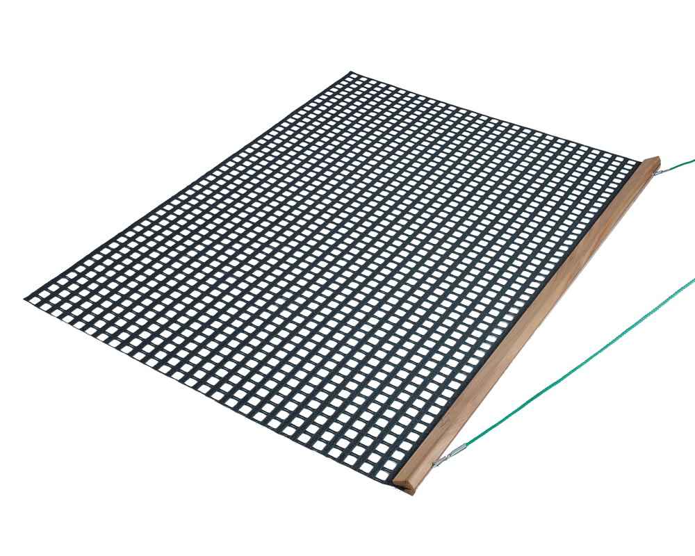 Tennis Schleppnetz Spezial einfach mit Holz Zugschiene